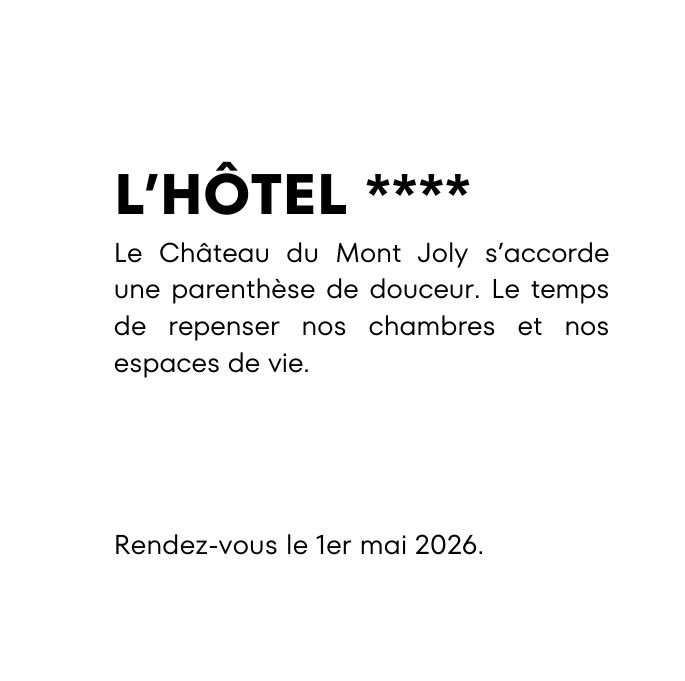 Château Mont-Joly · Hôtel 4 étoiles & Restaurant étoilé · Dole