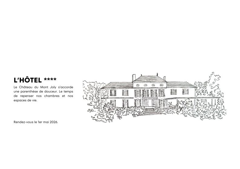 Château Mont-Joly · Hôtel 4 étoiles & Restaurant étoilé · Dole - prestations